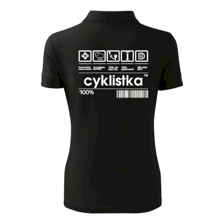 Čiarový kód - cyklistka