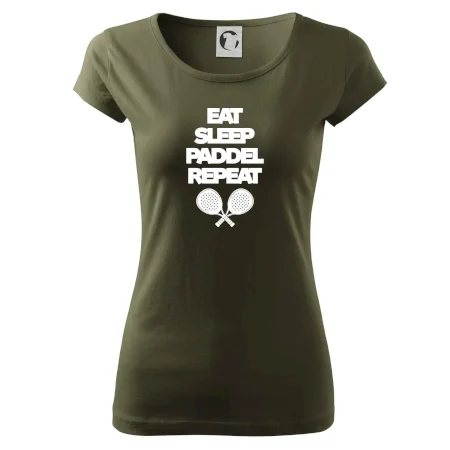 Eat sleep padiel repeat pod sebou