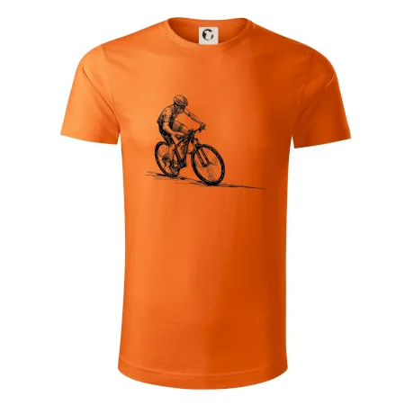 MTB kreslený cyklista