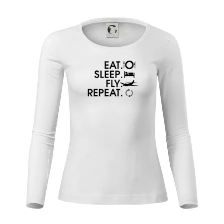 Eat sleep fly repeat
