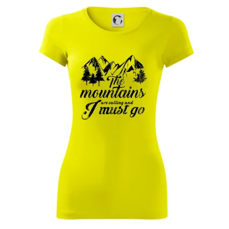 The mountains are calling and i must go