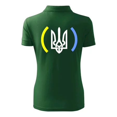 Ukrajina trojzubec s farbami