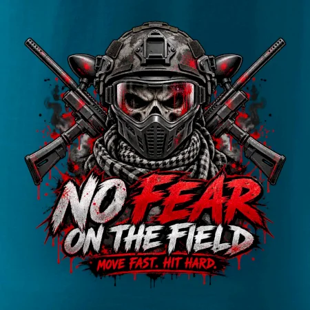 Lebka bojovníka – No Fear paintball