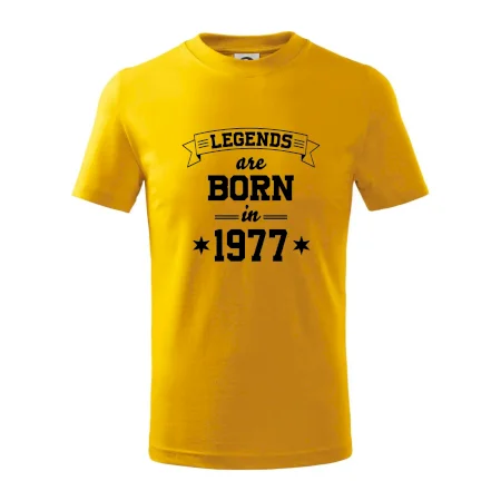 Legends are born in 1977