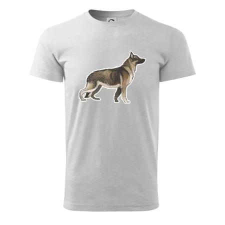 Nemecký ovčiak - hnedý kreslený