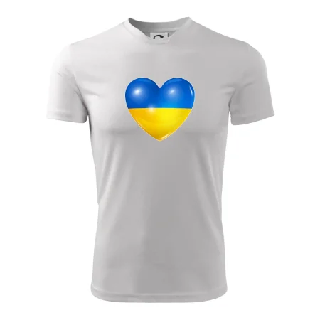 Ukrajina srdce vlajka