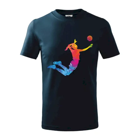 Volejbalista/Volejbalistka splash s loptou