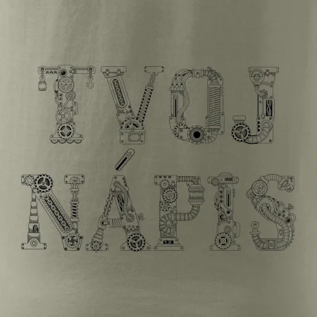 Steampunk vlastný nápis