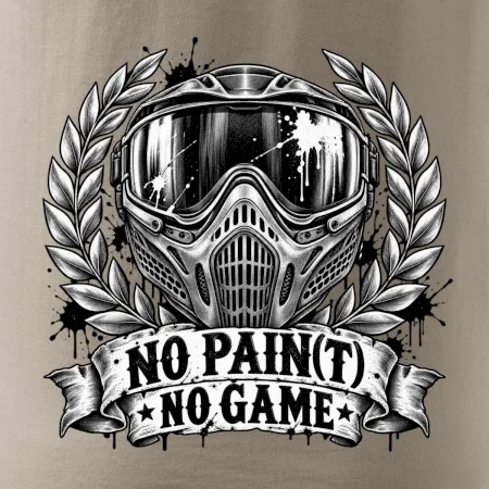 No Paint, No Game – motív s maskou