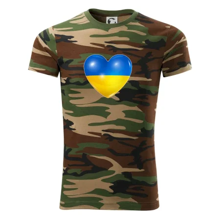 Ukrajina srdce vlajka