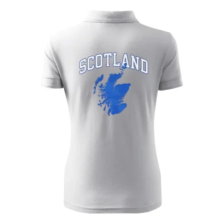 Scotland nápis s mapou