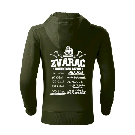 Hodinová mzda zvárač