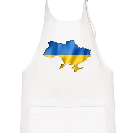 Ukrajina vlajka mapa