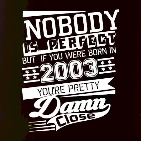 Nobody is perfect - 2003