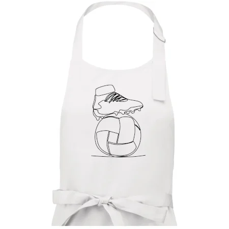 Futbalová lopta kopačka jedným ťahom