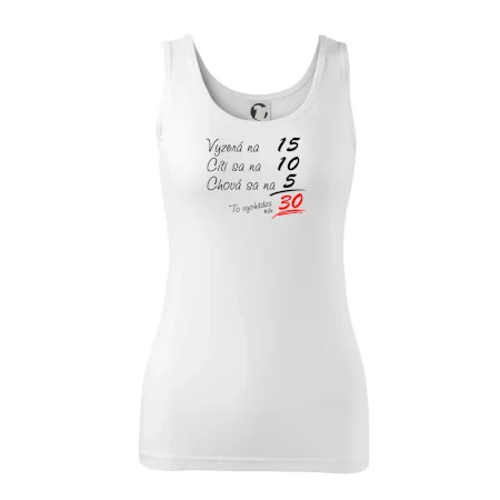 Vyzerá, cíti sa, chová sa - 30 rokov