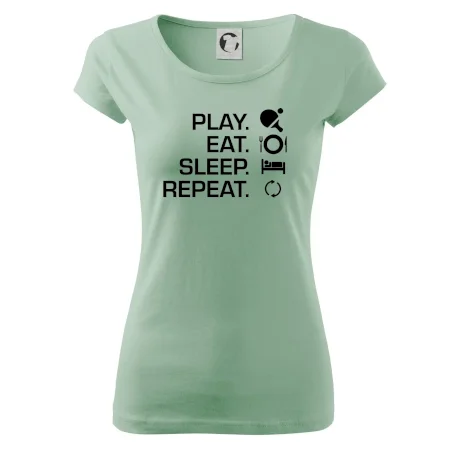 Stolný tenis - eat sleep
