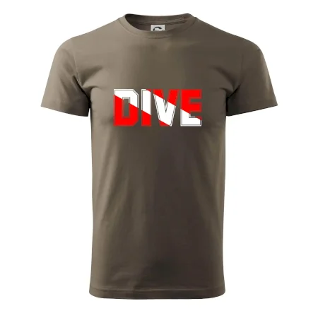 Dive nápis vlajka