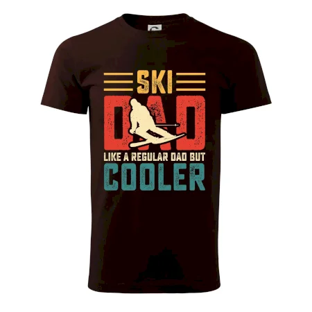 Ski dad like a regular dad but cooler