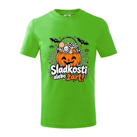 Sladkosť alebo žart tekvicový košík