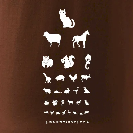 Očný test zvieratká