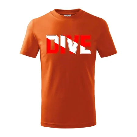Dive nápis vlajka