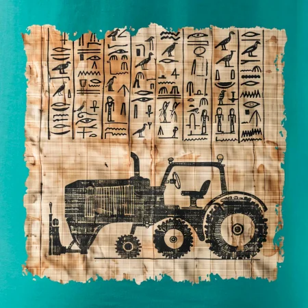 Egyptské hieroglyfy traktor