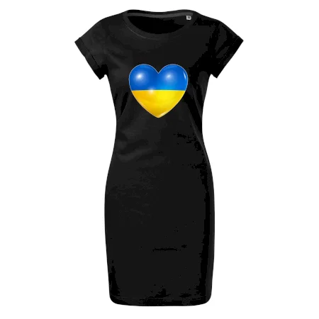 Ukrajina srdce vlajka