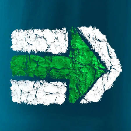 Párová turistická značka  zelená