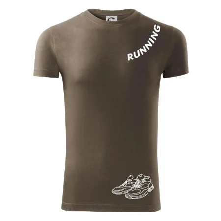 Running nápis šikmo