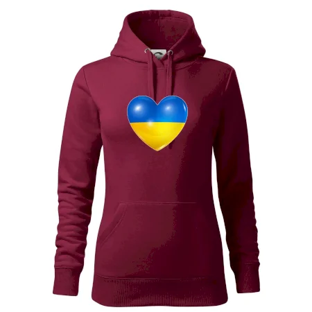 Ukrajina srdce vlajka