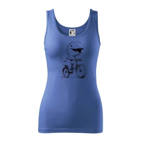 Roztomilý Dinosaurus na bicykli