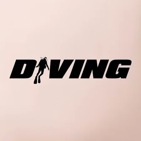 Diving nápis potápač