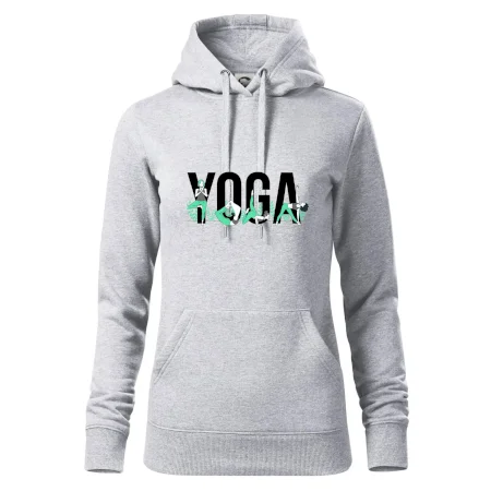 Yoga nápis farebný