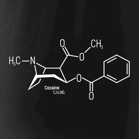 Molekulárna štruktúra Cocaine Kokaín
