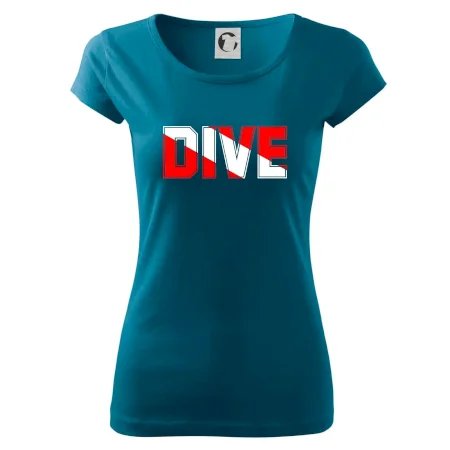 Dive nápis vlajka