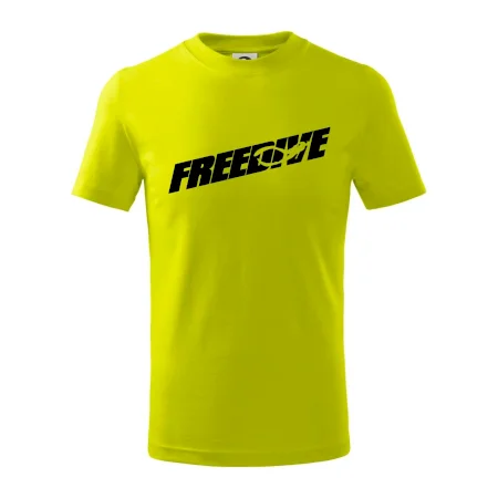 Freedive - nápis s potápačom