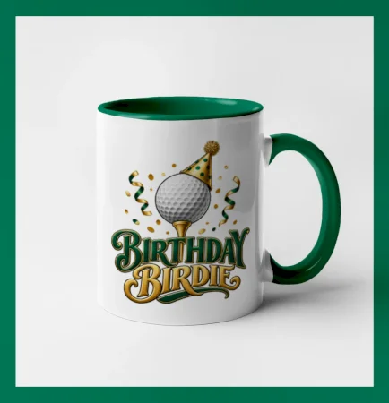 Narozeninové birdie s golfovým míčkem