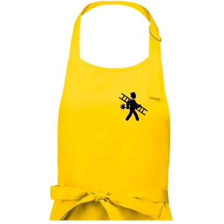 Kominík logo + nápis na zádech