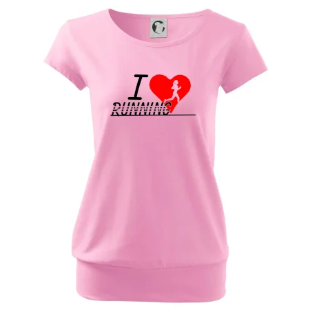 I love running dievča