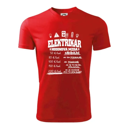 Hodinová mzda elektrikár