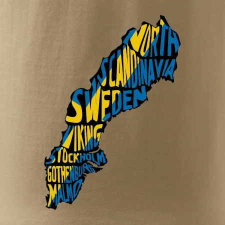 Mapy - názvy miest - Švédsko