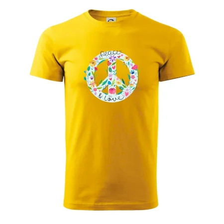 Peace and love symbol