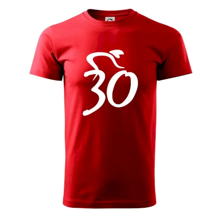 Cyklista oslavuje tridsiatku (30)