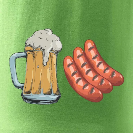 Pivo a klobása