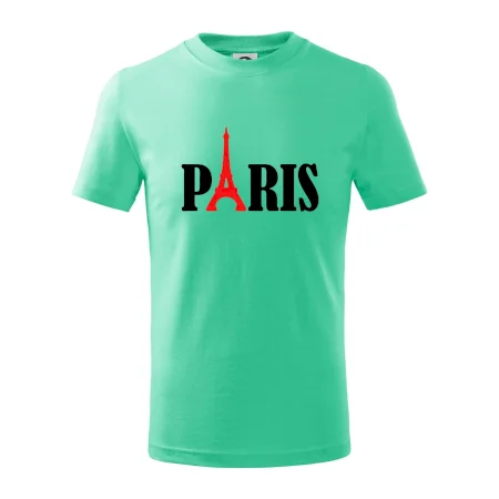 Paris nápis Eiffelova veža