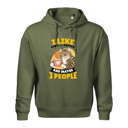 I like cats and coffee and maybe 3 people