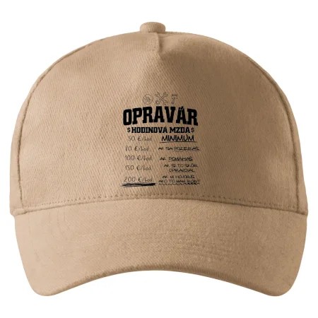 Hodinová mzda - opravár