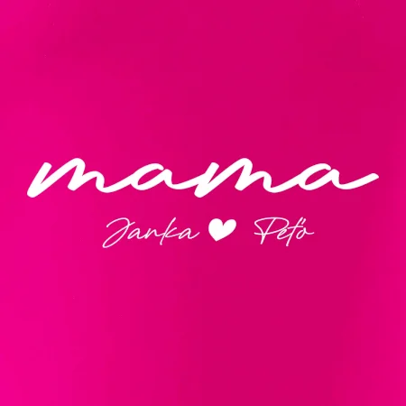 Mama - tričko menami deti písacie