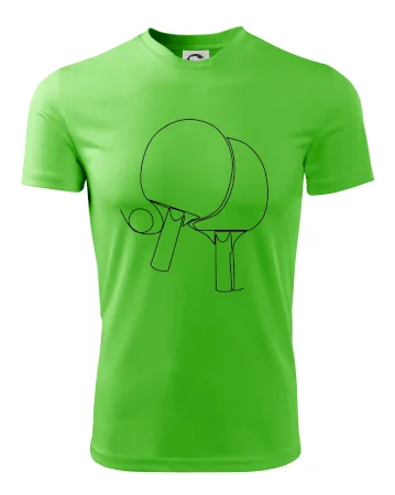 Rakety na stolný tenis jedným ťahom